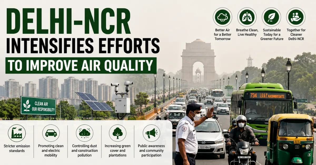 Delhi-NCR Intensifies Efforts to Improve Air Quality