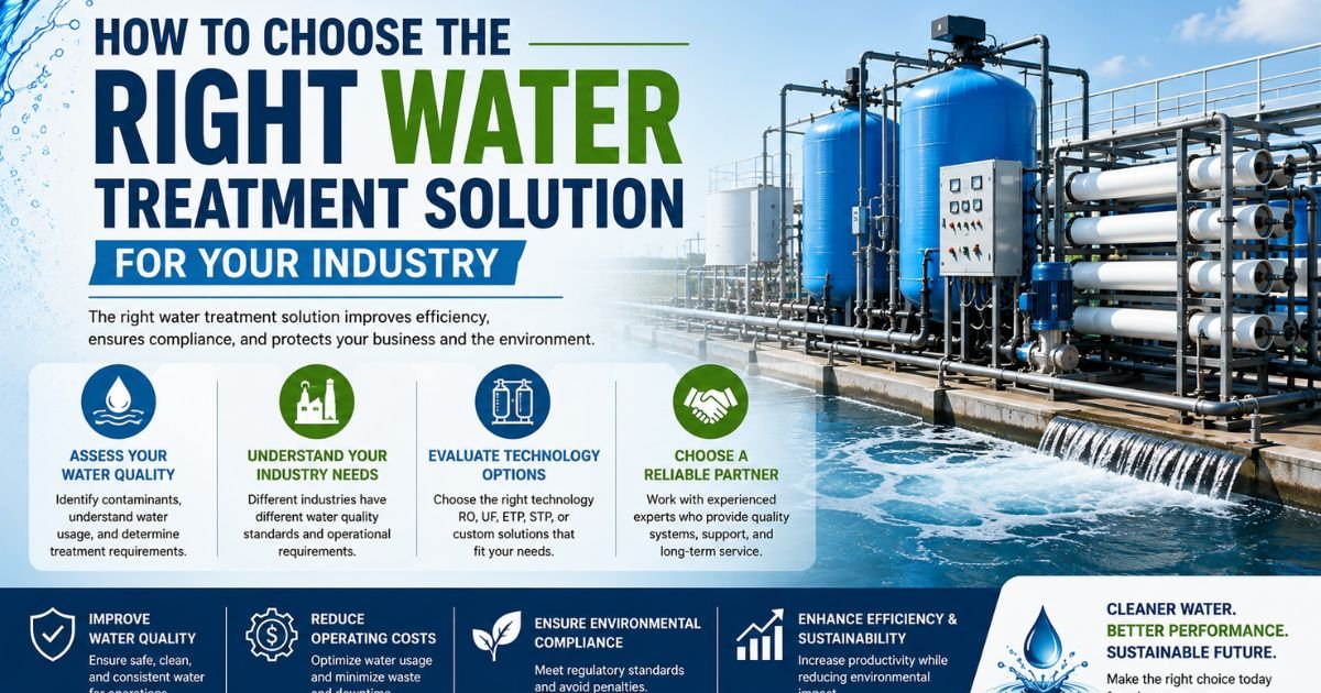 How to Choose the Right Water Treatment Solution for Your Industry