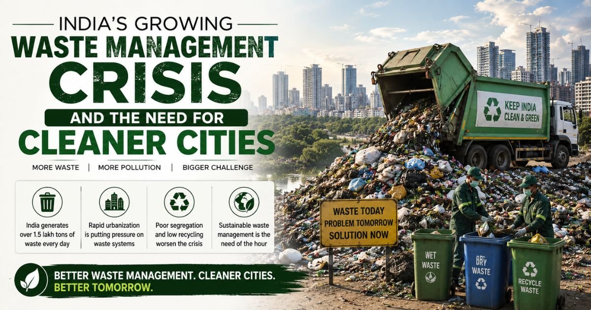 India’s Growing Waste Management Crisis and the Need for Cleaner Cities