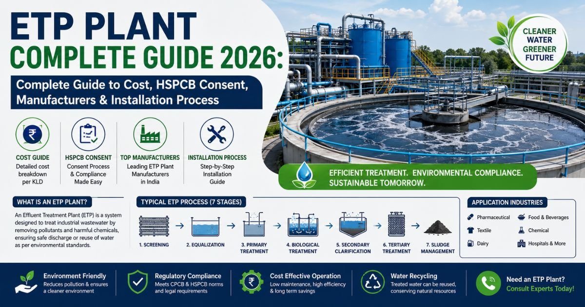 ETP Plant Complete Guide 2026