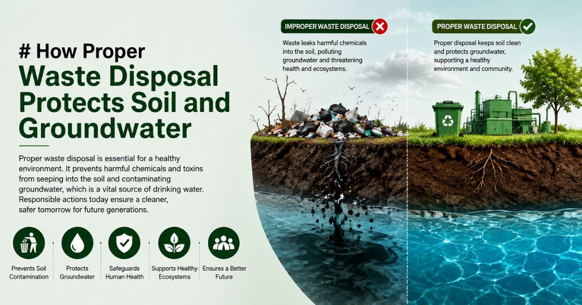 How Proper Waste Disposal Protects Soil and Groundwater
